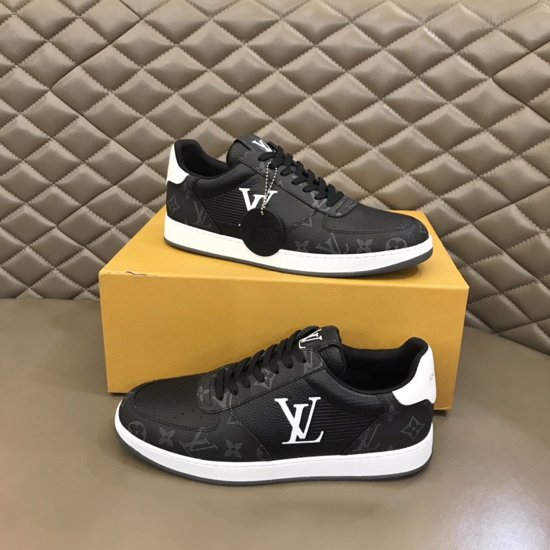 L0vis Vvtt0n Rivoli Sneaker Monogram Canvas Black For Men