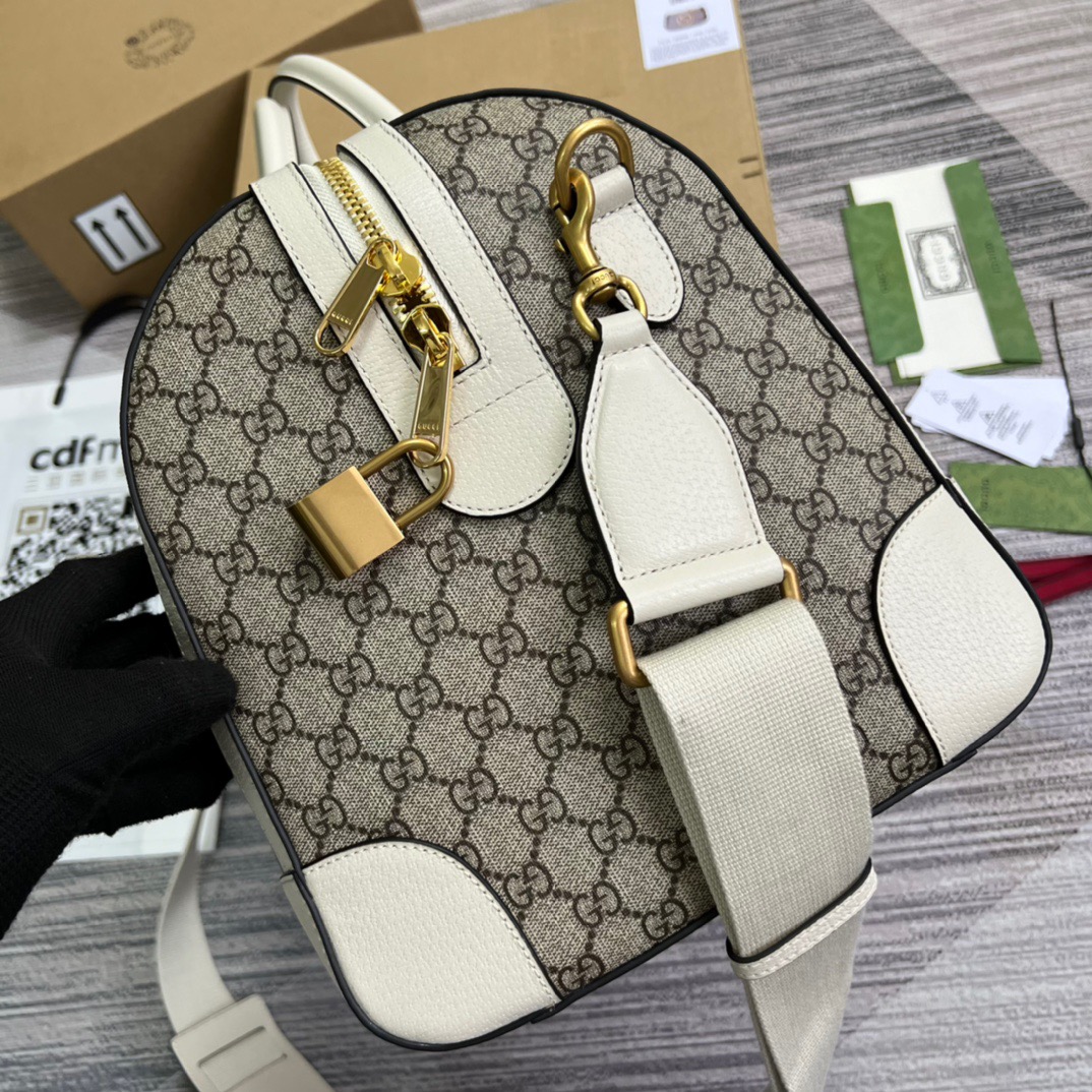 Gvc*1 Ophidia Medium Duffle Bag Beige 17.5in/44.6cm 681295 9C2ST 9770