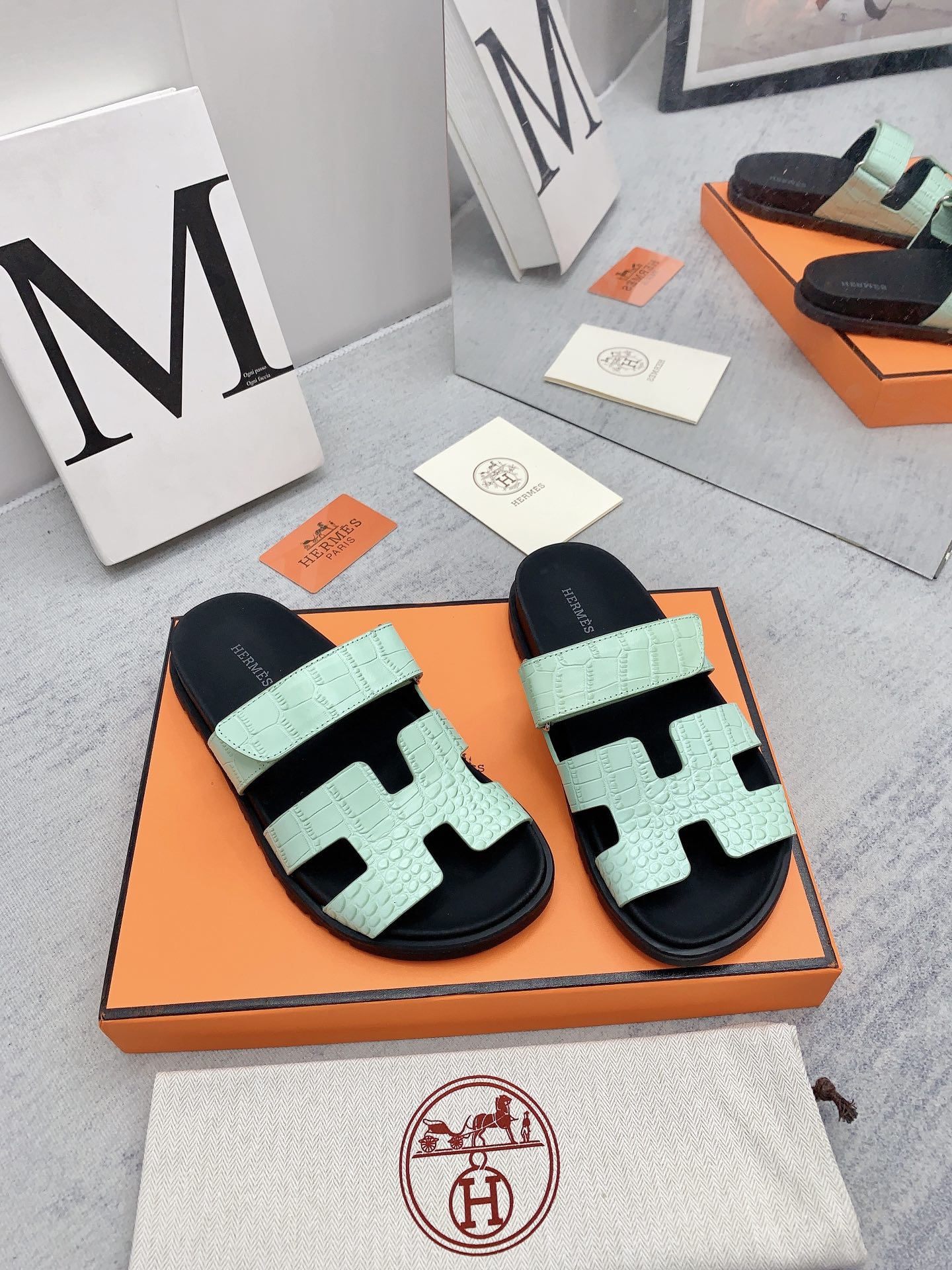 H**me5 Chypre Sandal Jade Green For Men
