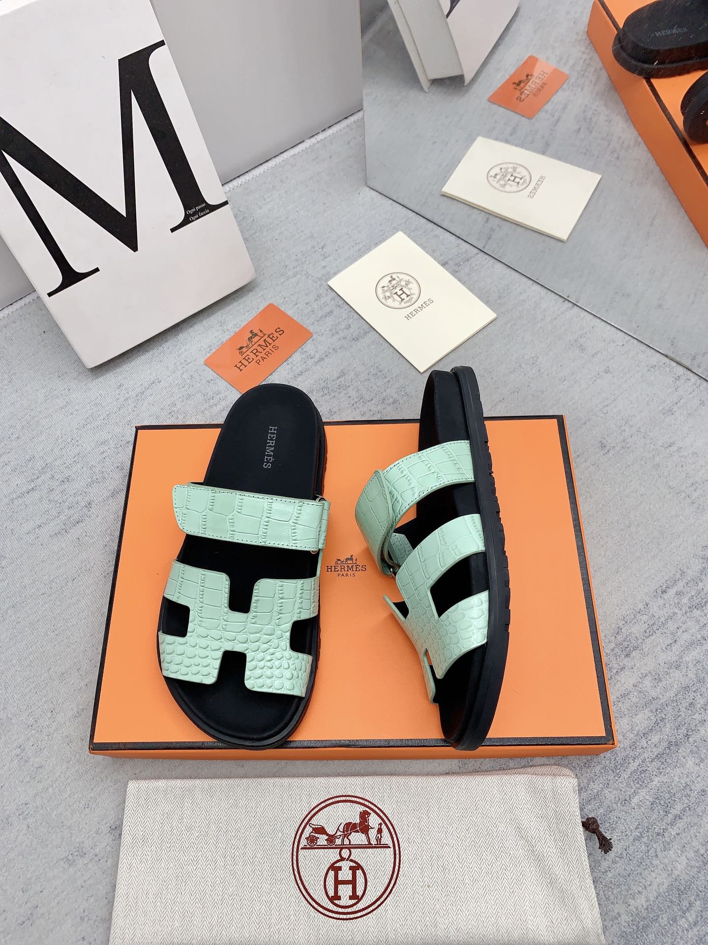 H**me5 Chypre Sandal Jade Green For Men