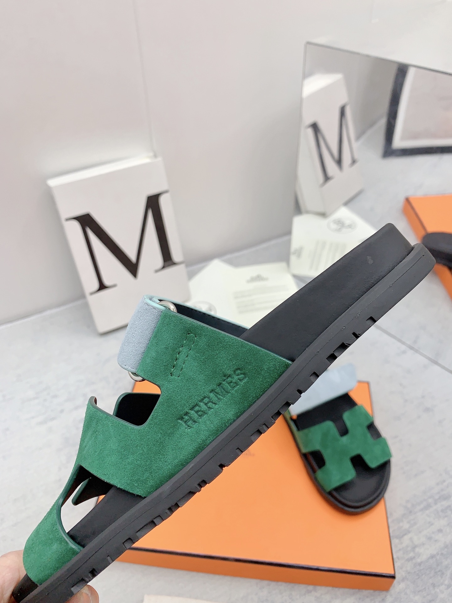H**me5 Chypre Sandal Green/Blue For Men
