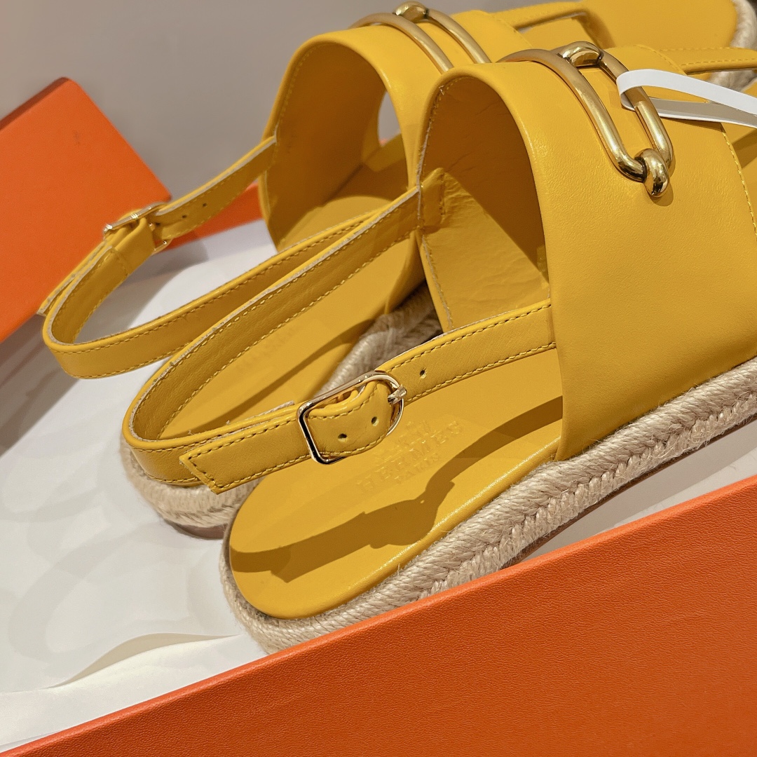 H**me5 Eloise Espadrille Yellow For Women