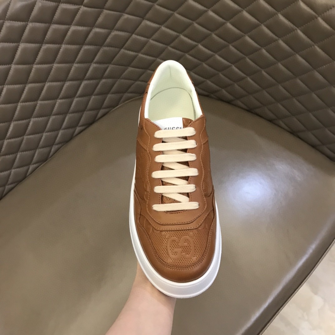 Gvc*1 GG Sneaker Brown For Men 726544 AABBV 2742