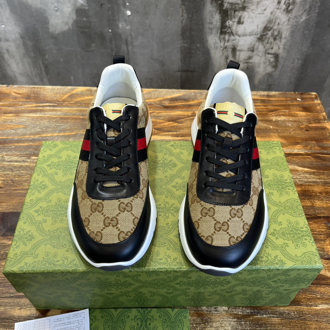 Gvc*1 Sneaker With Web Beige For Men