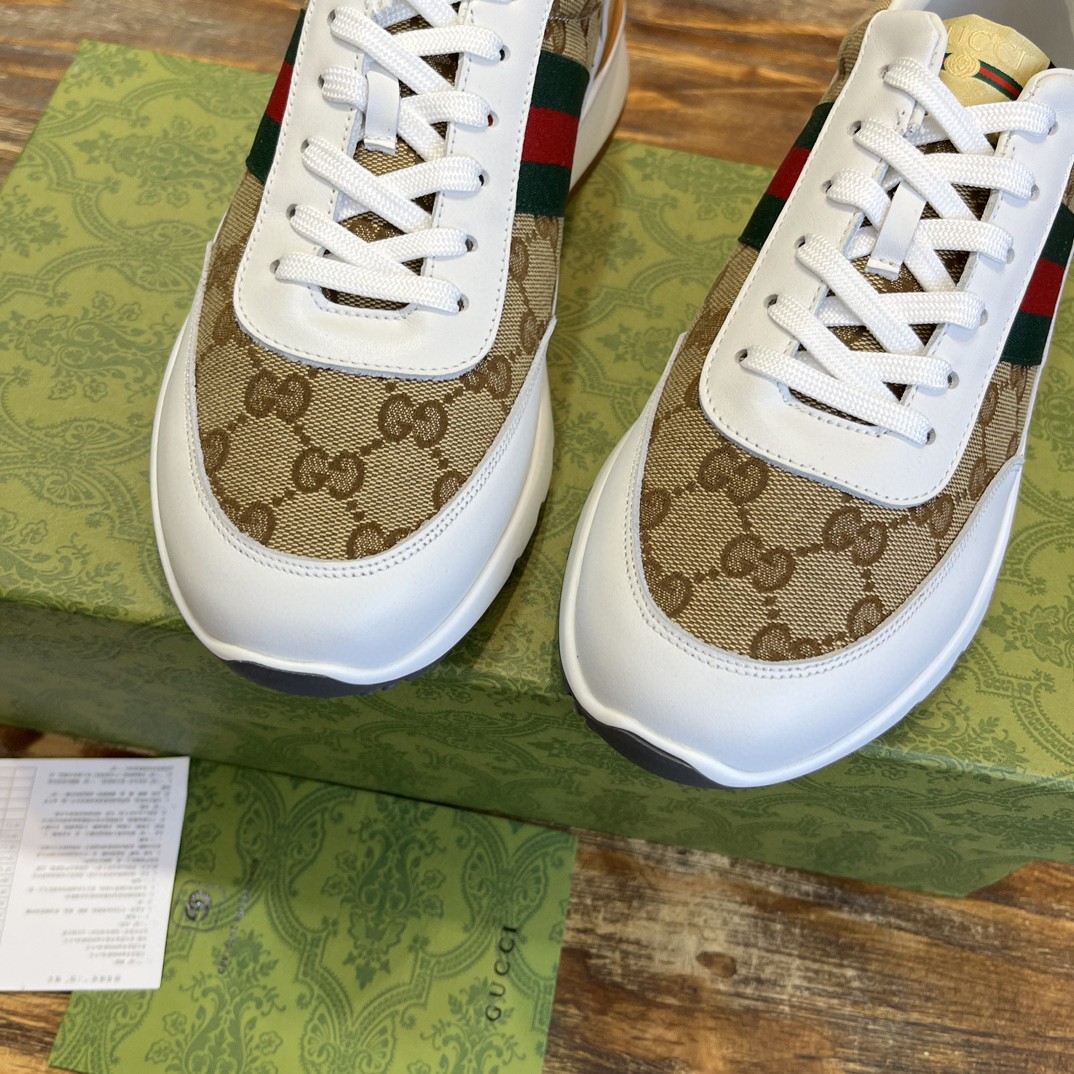 Gvc*1 Sneaker With Web Beige For Men