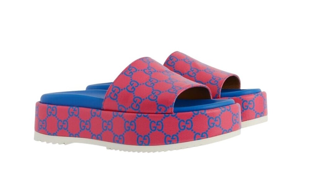 Gvc*1 Platform Slide Sandal Pink For Women 734913 FABJF 5614