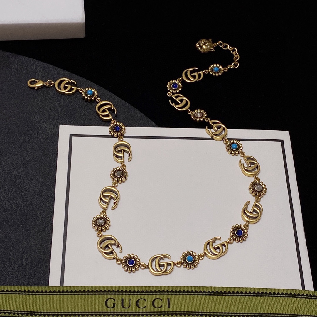 Gvc*1 Double G Necklace Gold For Women