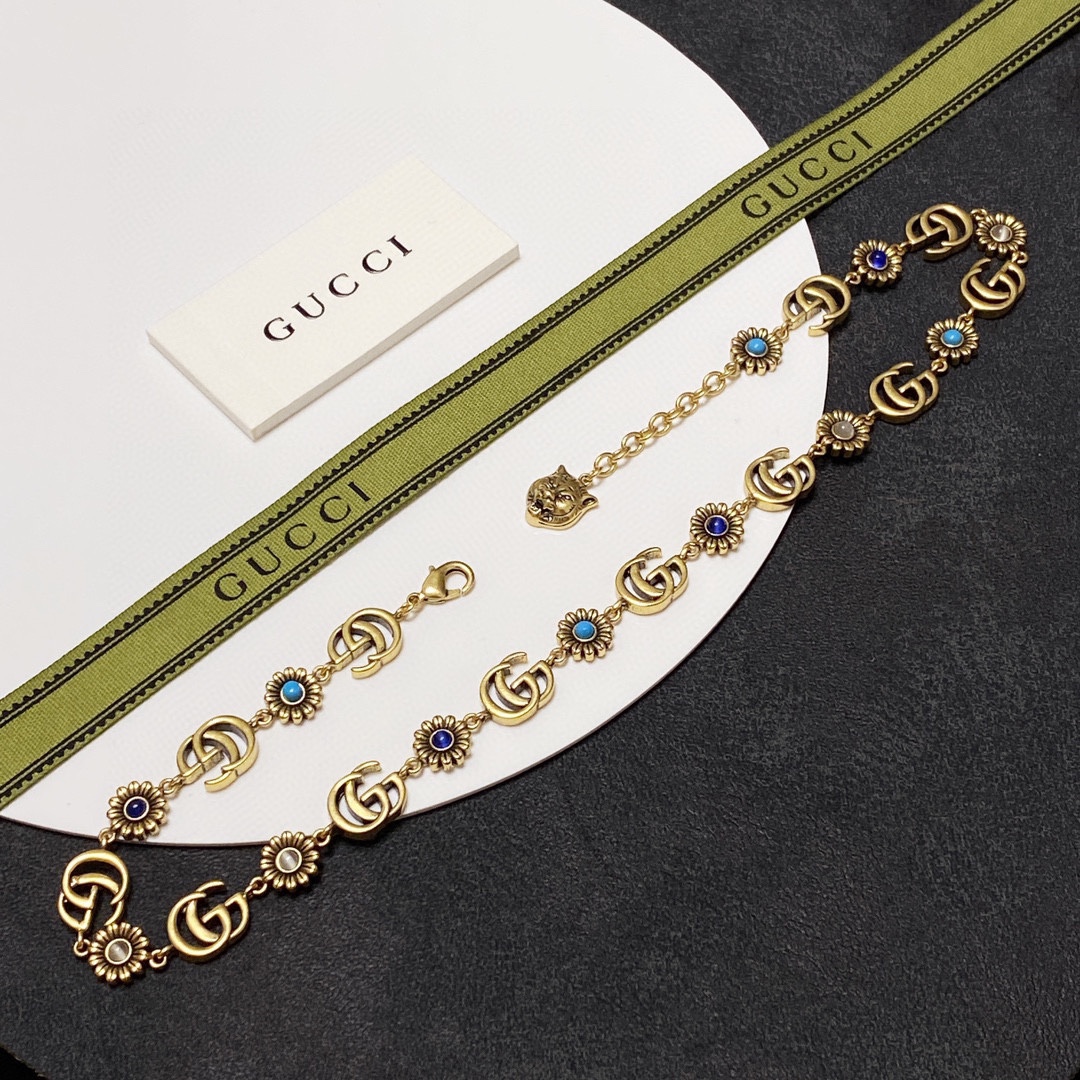 Gvc*1 Double G Necklace Gold For Women