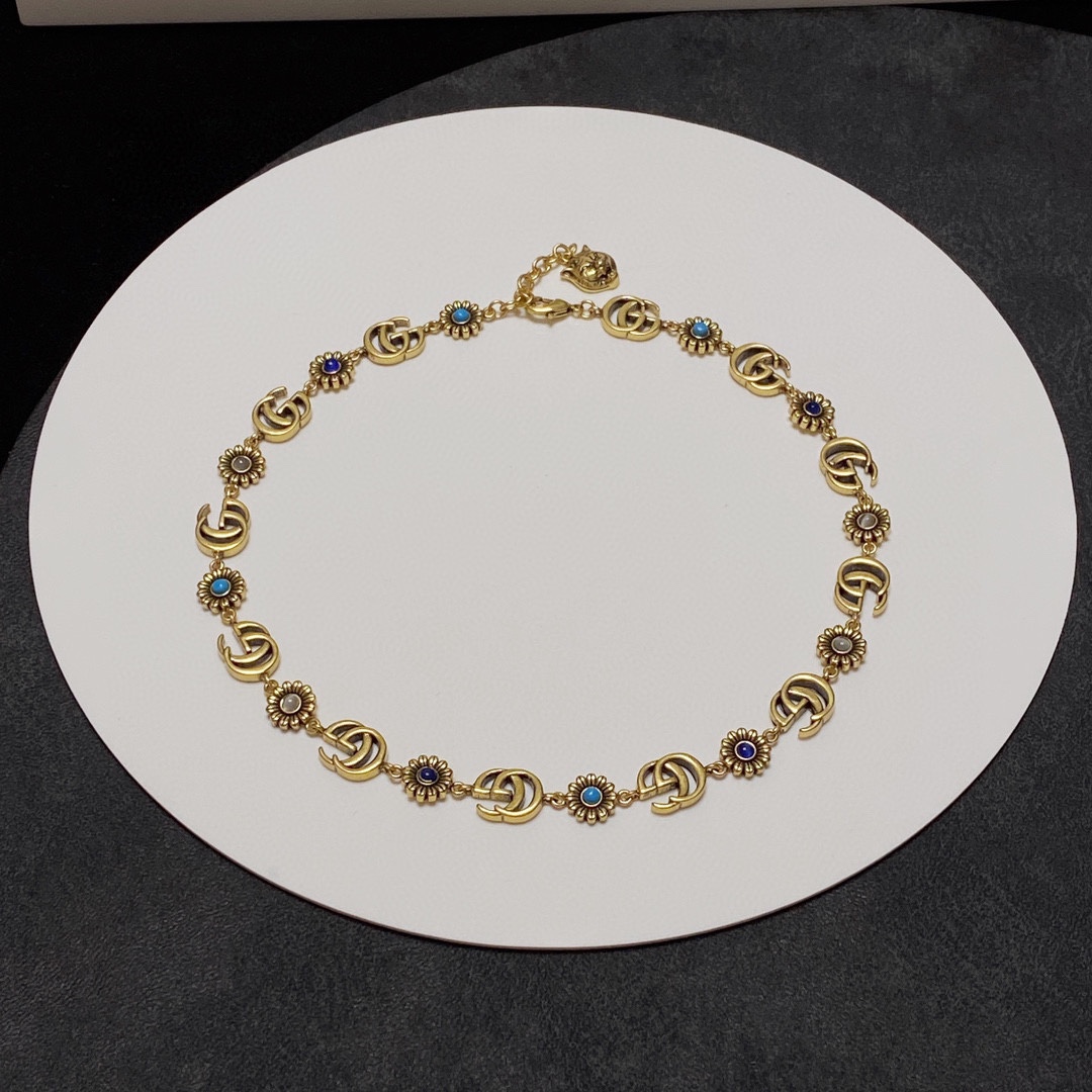 Gvc*1 Double G Necklace Gold For Women