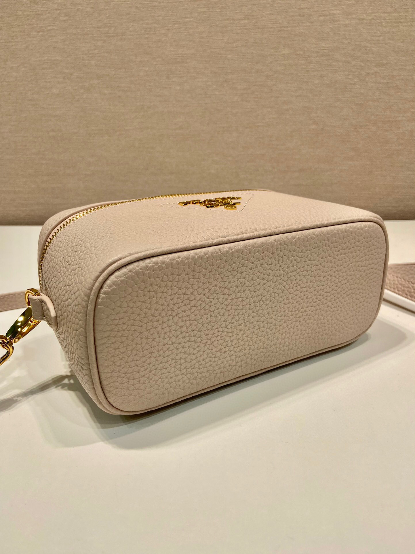 Pra*a Mini Bag In Beige For Women 7.1in/ 18cm 1BH202_2DKV_F0GCN_V_OOM