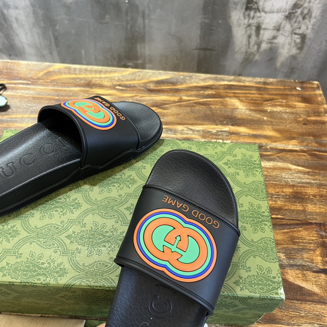 Gvc*1 Good Game Slide Sandal Black For Men 722427 0R030 1000