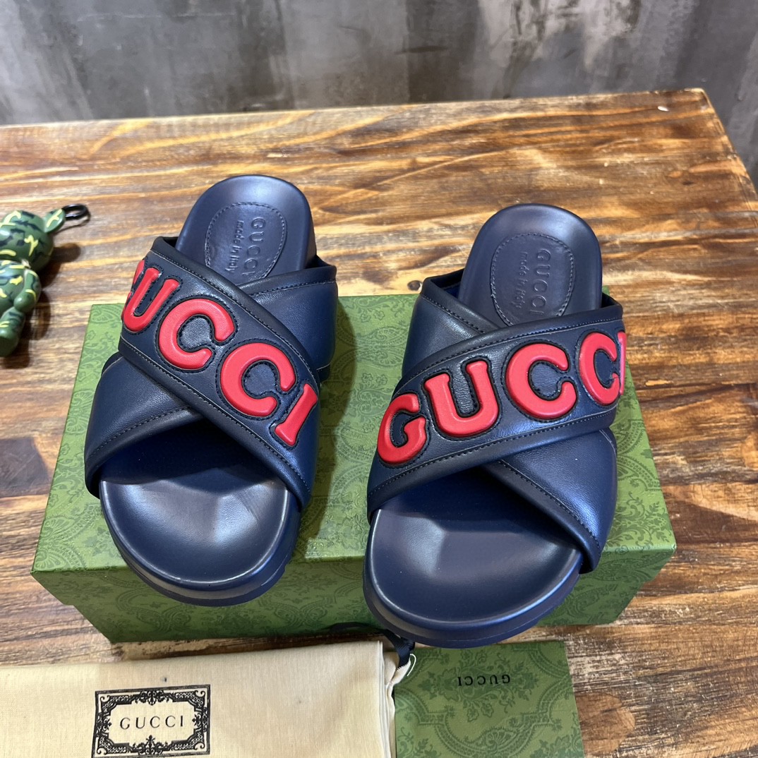 Gvc*1 Men’s Sandal Navy Blue For Men