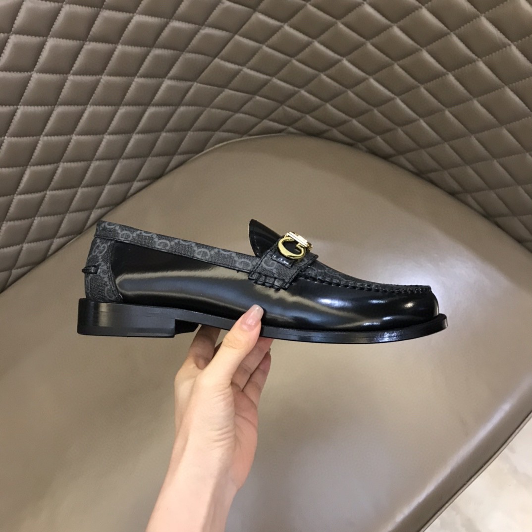 Gvc*1 Loafer With Logo Gvc*1 Black For Men