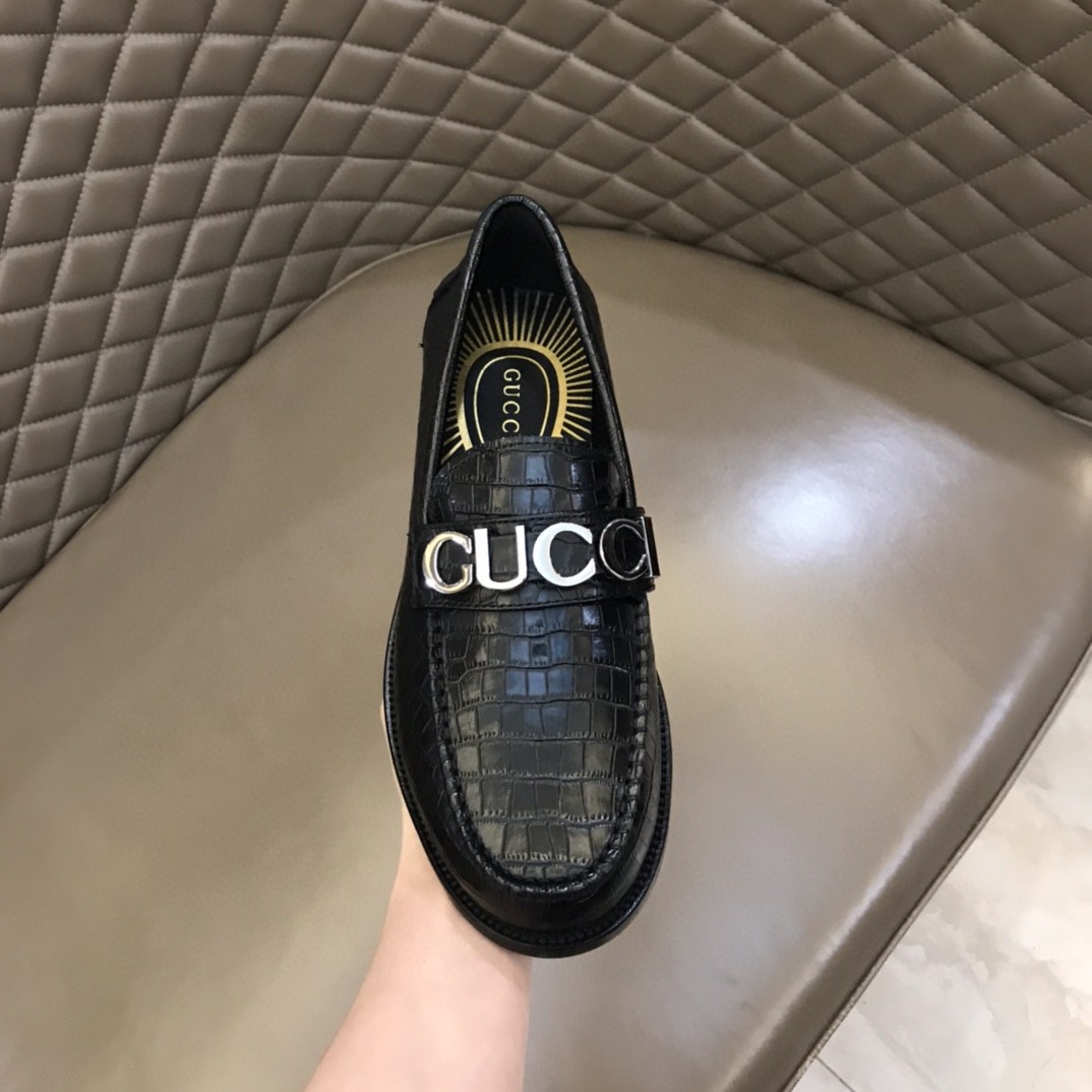 Gvc*1 Loafer With Logo Gvc*1 Black For Men