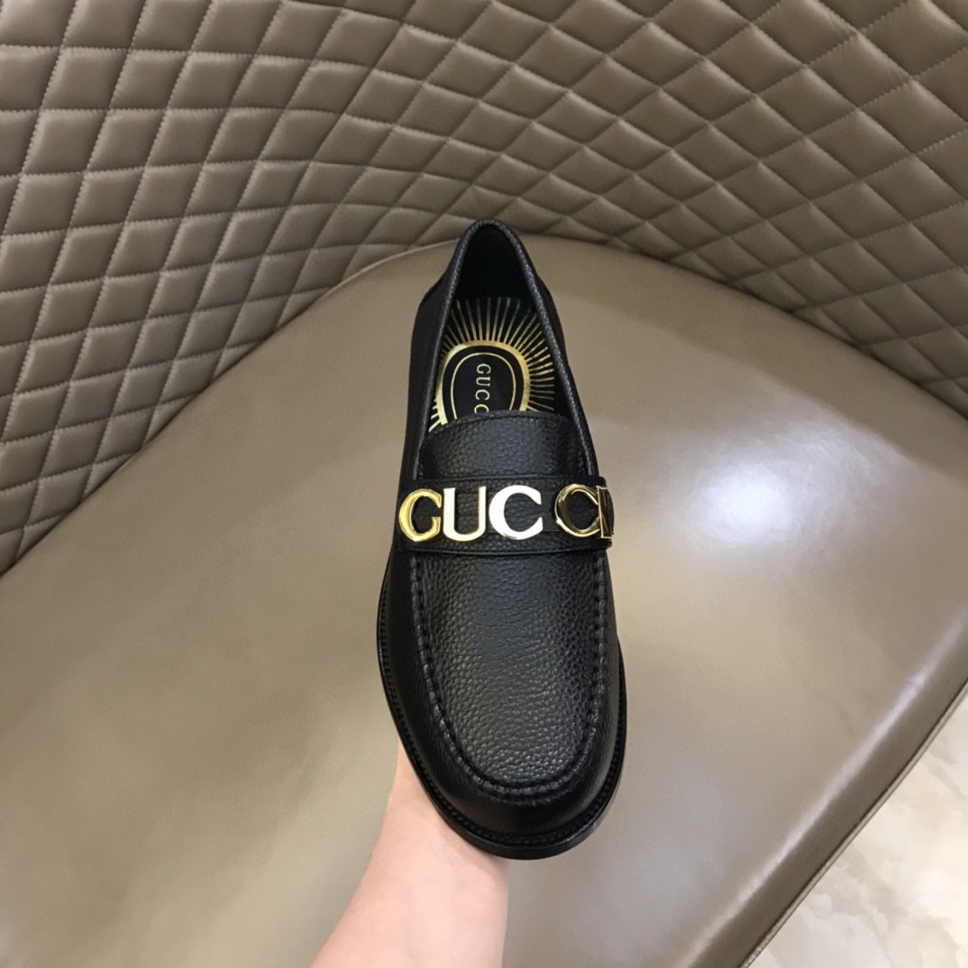 Gvc*1 Loafer With Logo Gvc*1 Black For Men