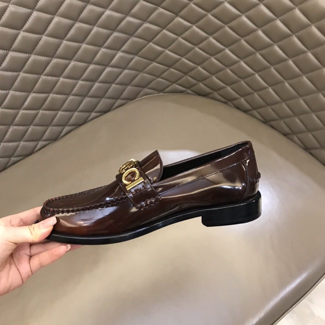 Loafer With Logo Gvc*1 Dark Brown For Men