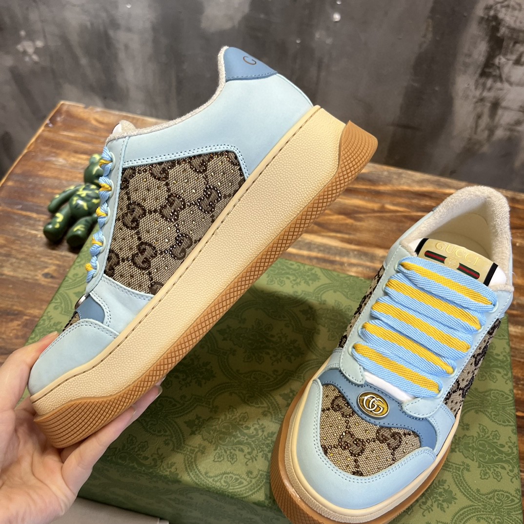 Gvc*1 Screener GG Sneaker Light Blue For Men