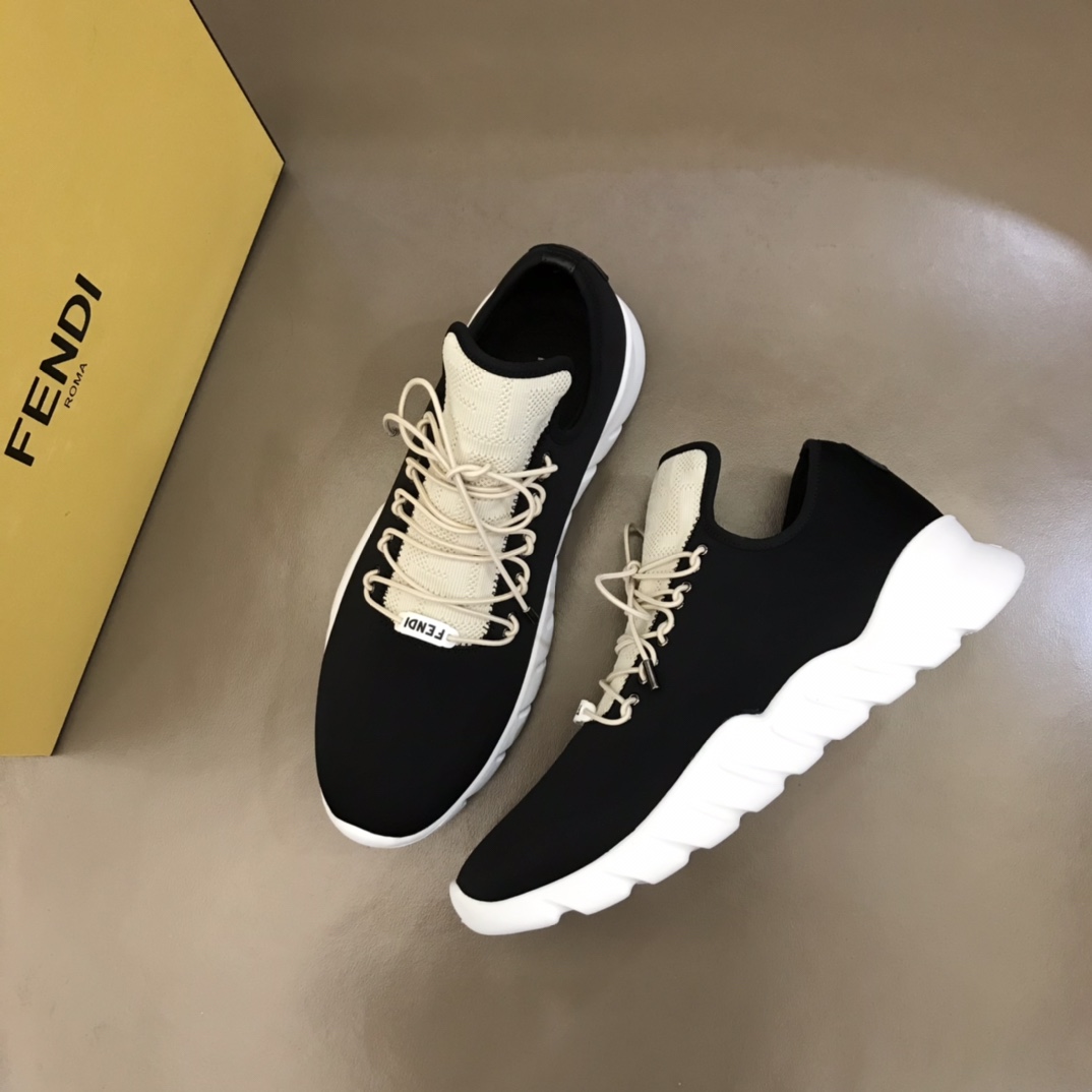 F**di FD Faster Trainers Black For Men
