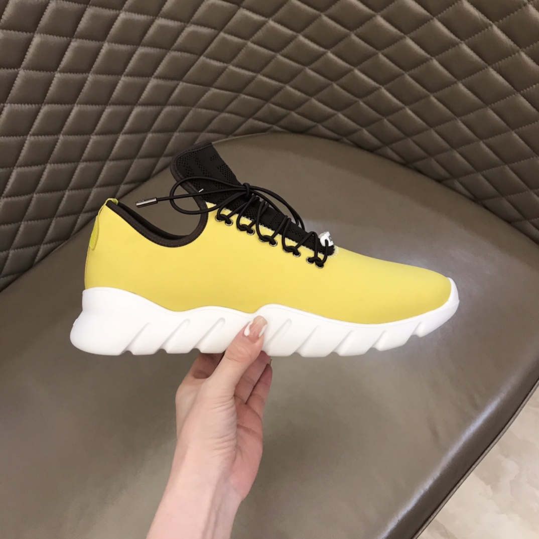 F**di FD Faster Trainers Yellow For Men