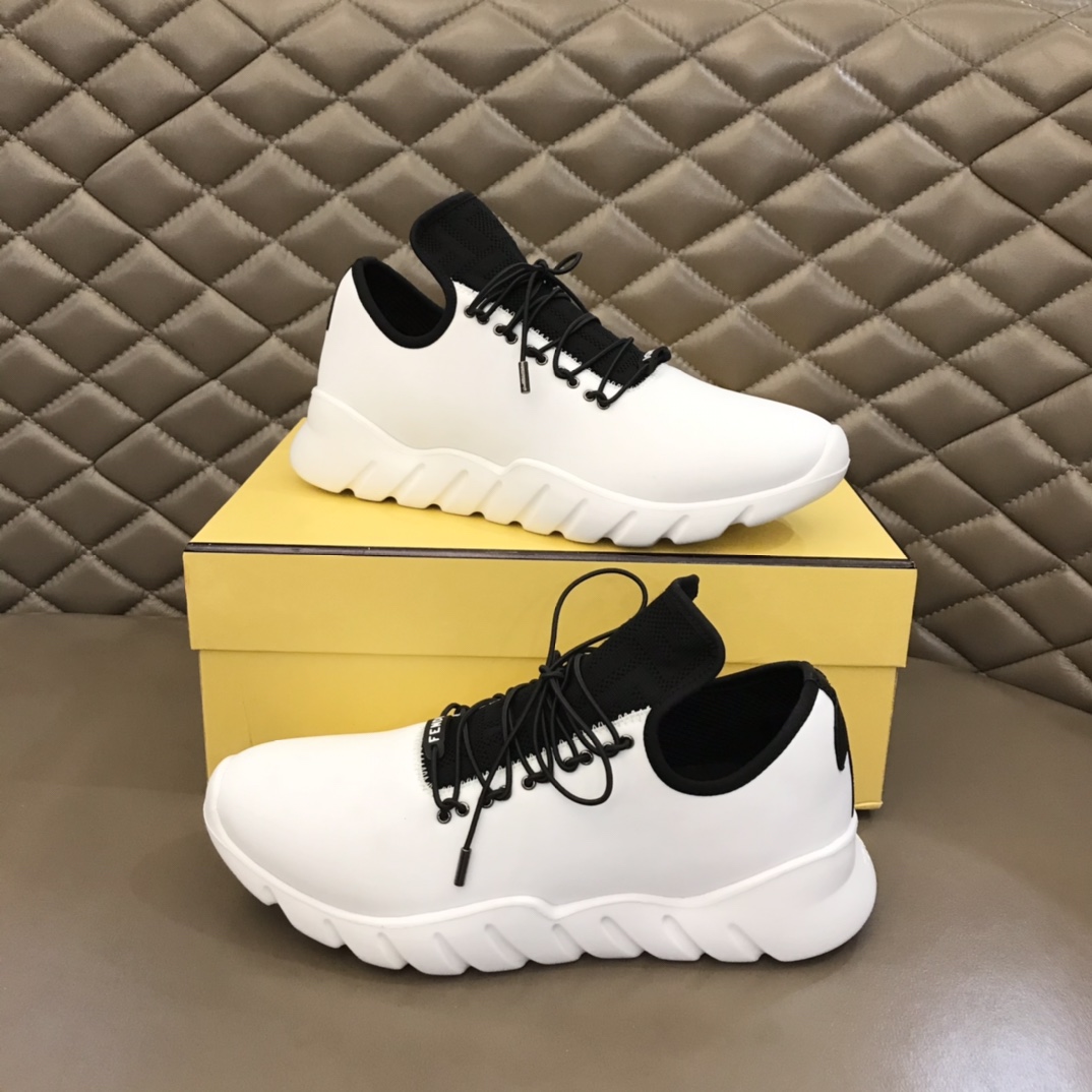 F**di FD Faster Trainers White For Men