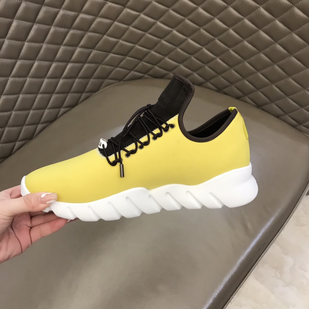 F**di FD Faster Trainers Yellow For Men