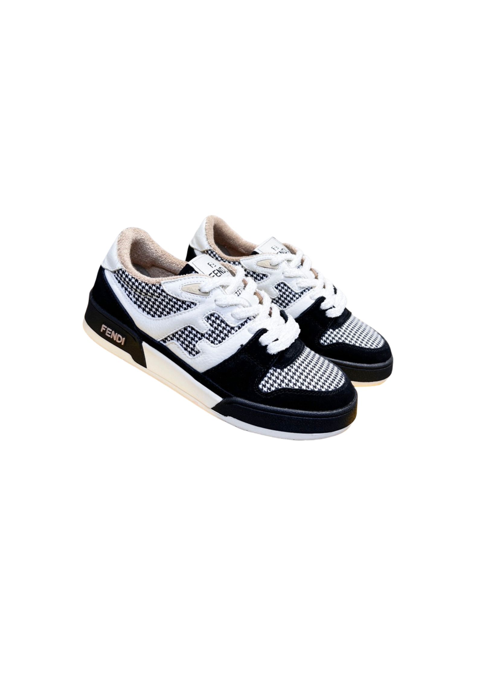 F**di FD Match Low Tops Sneakers Black For Men