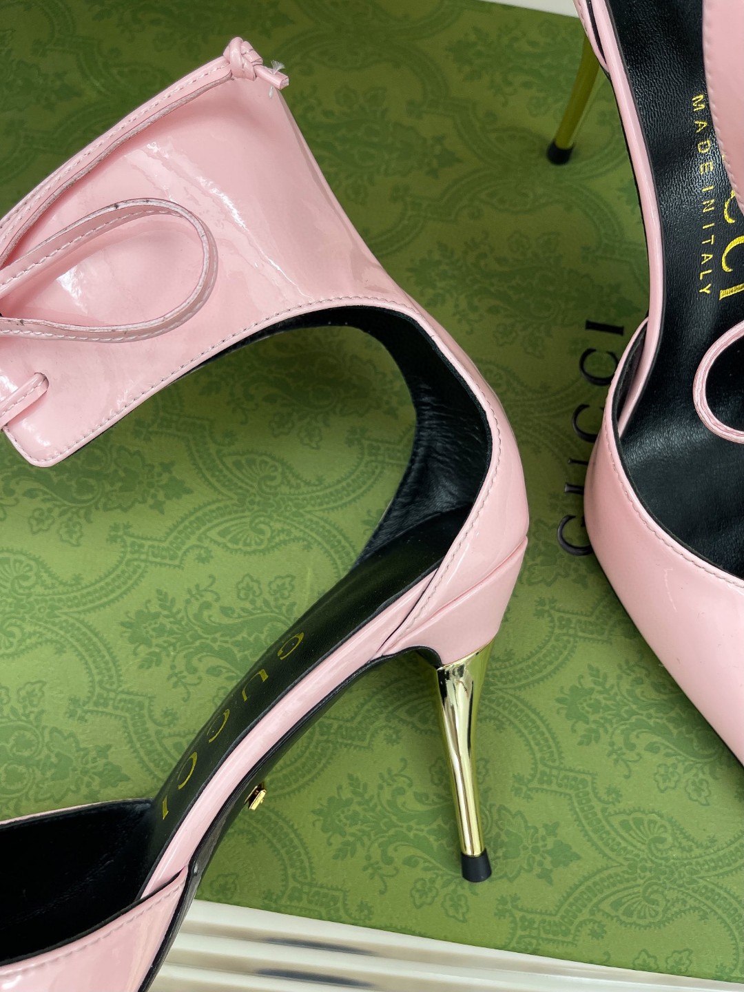 Gvc*1 High Heel Patent Pump Pink For Women