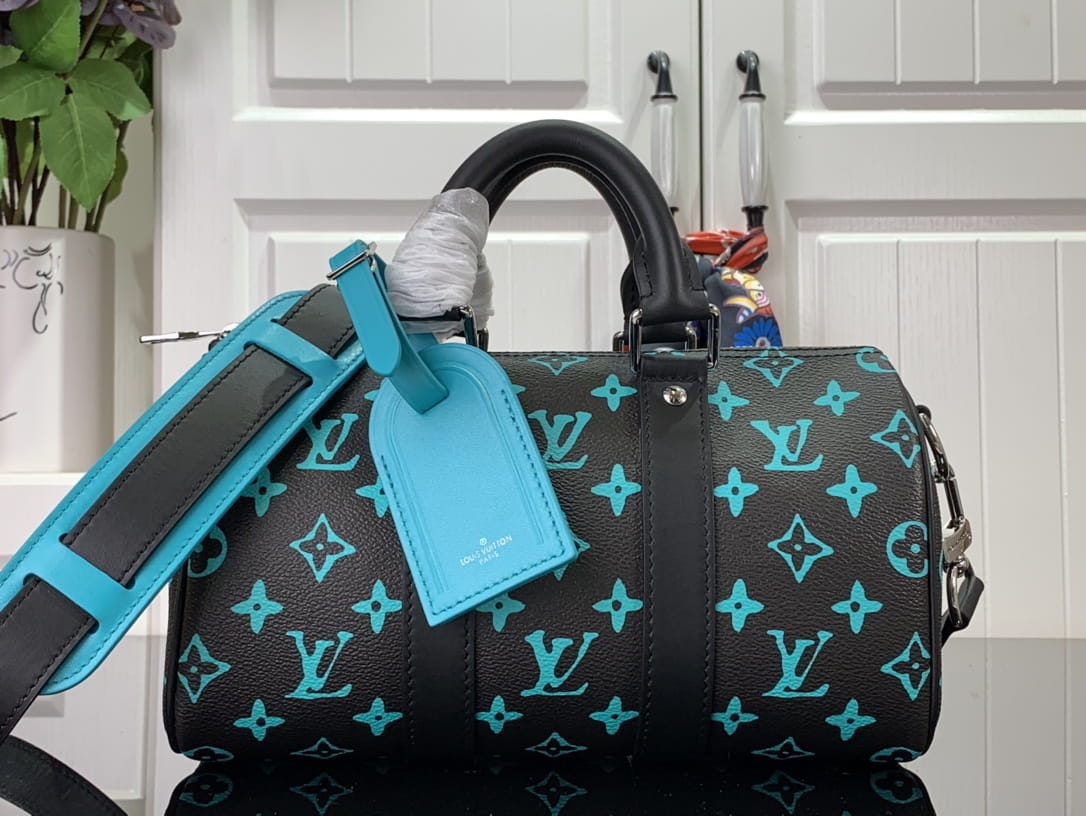 L0vis Vvtt0n Keepall Bandoulière 25 Bag Brown/Black 25cm/ 9.8 in M46687