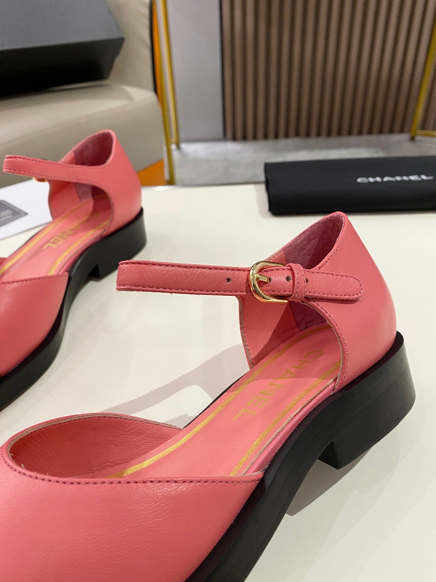 Ch**el Mary Janes Pink For Women