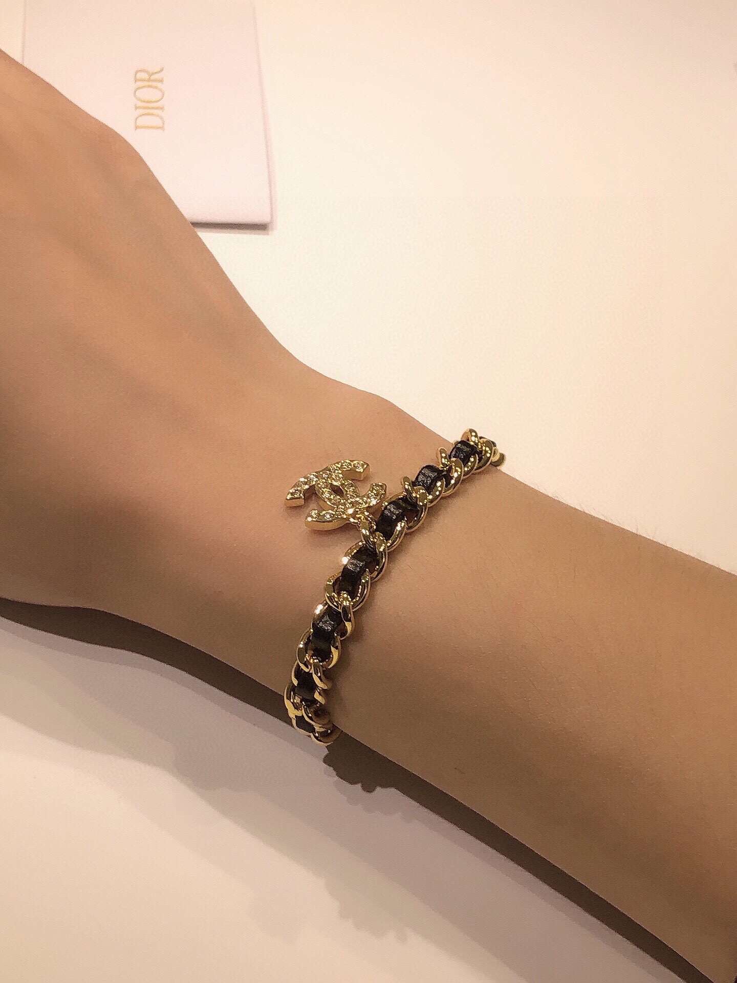 Ch**el Chain Bracelet Gold For Women