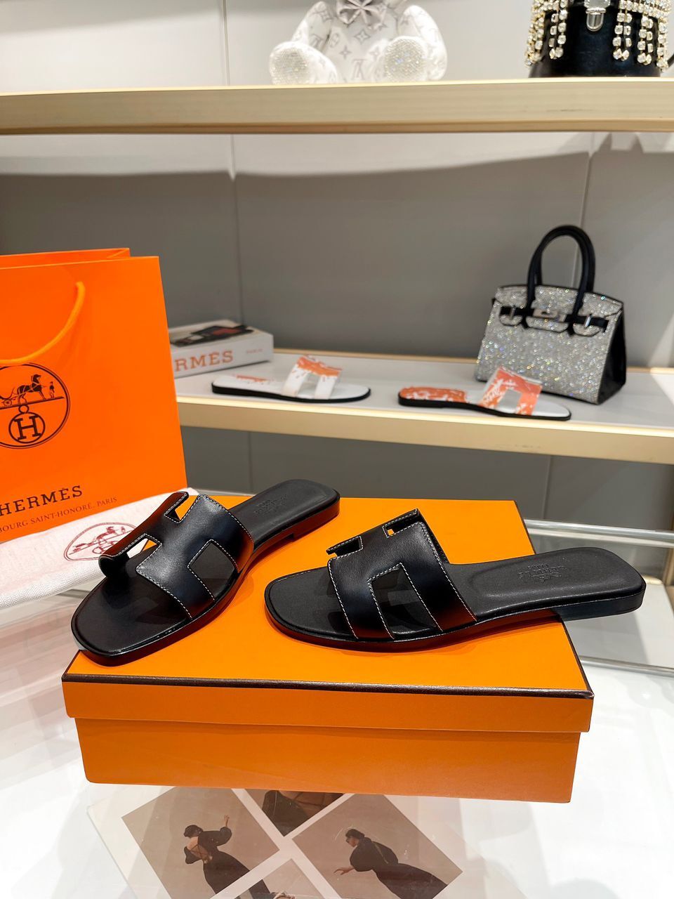 H**me5 Oran Sandal Black For Women, Women’s Shoes