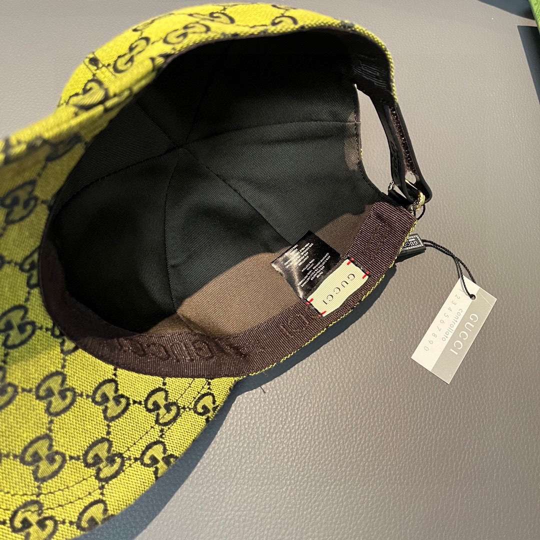 Gvc*1 Baseball Hat Yellow For Women