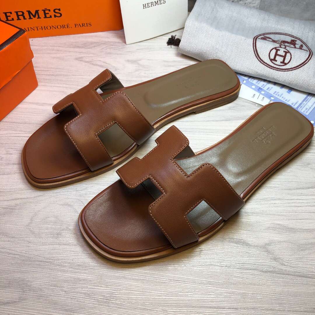 H**me5 Oran Sandal Dark Brown For Women