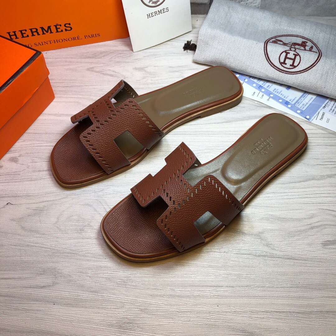 H**me5 Oran Sandal Dark Brown For Women