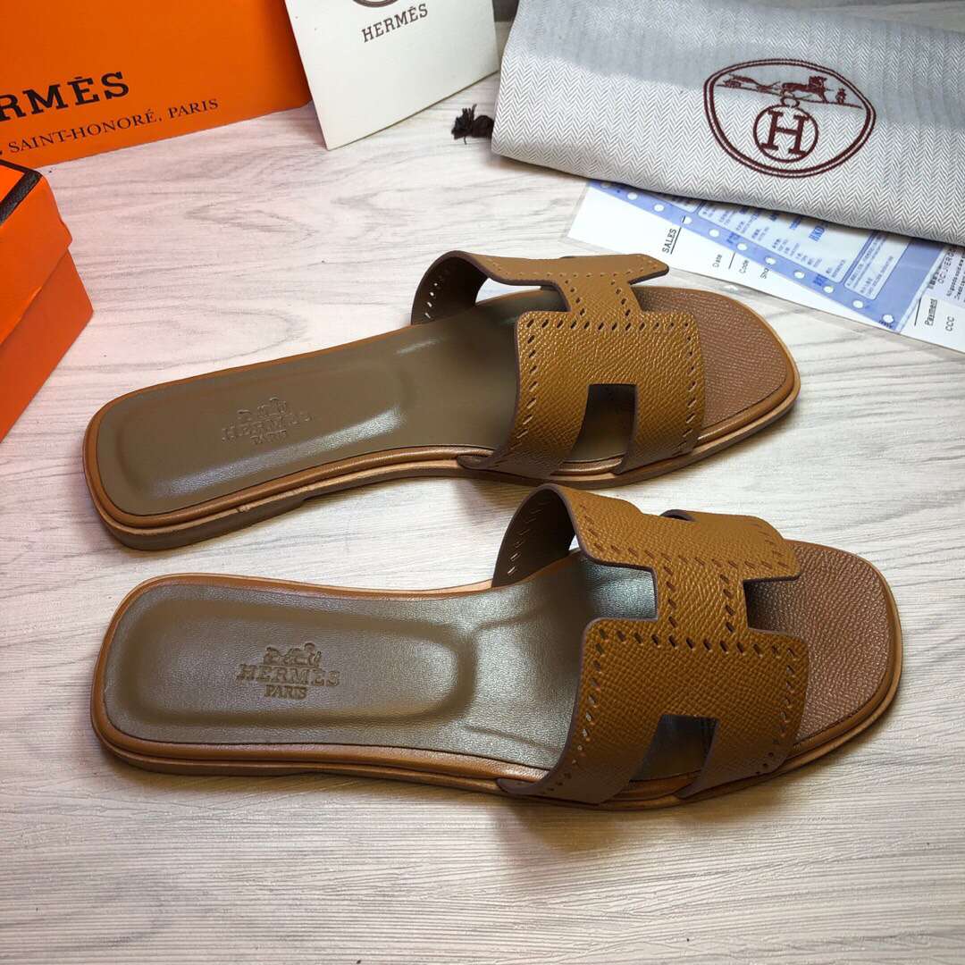 H**me5 Oran Sandal Dark Brown For Women