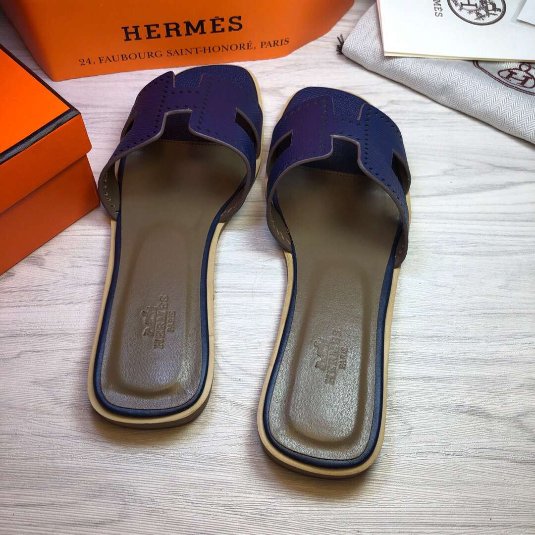 H**me5 Oran Sandal Dark Blue For Women
