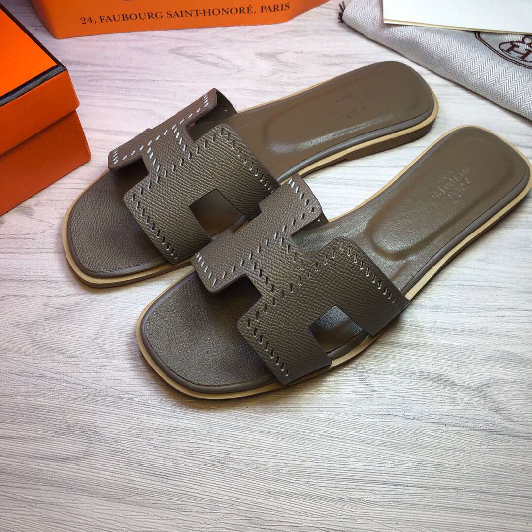 H**me5 Oran Sandal Green Khaki For Women