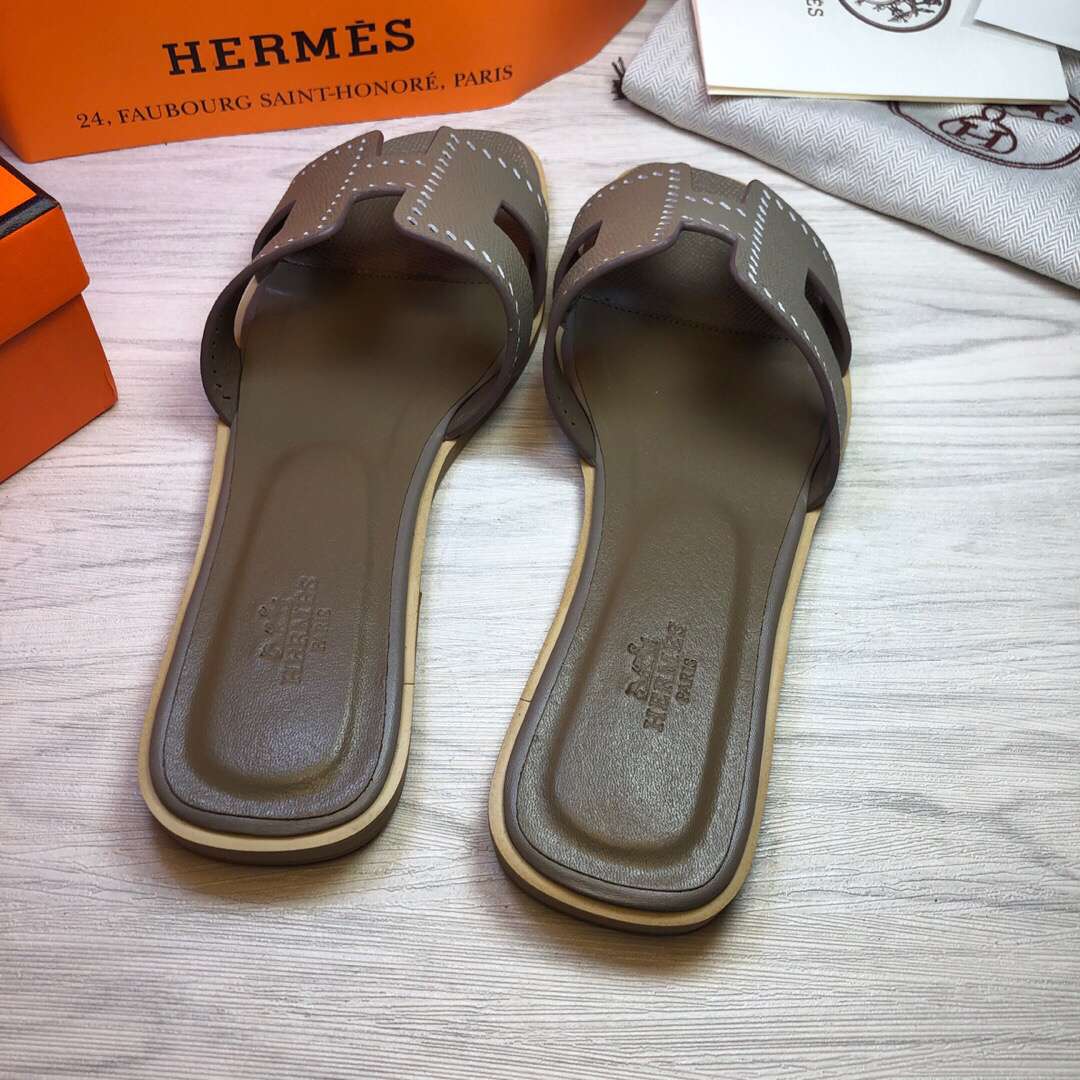 H**me5 Oran Sandal Green Khaki For Women