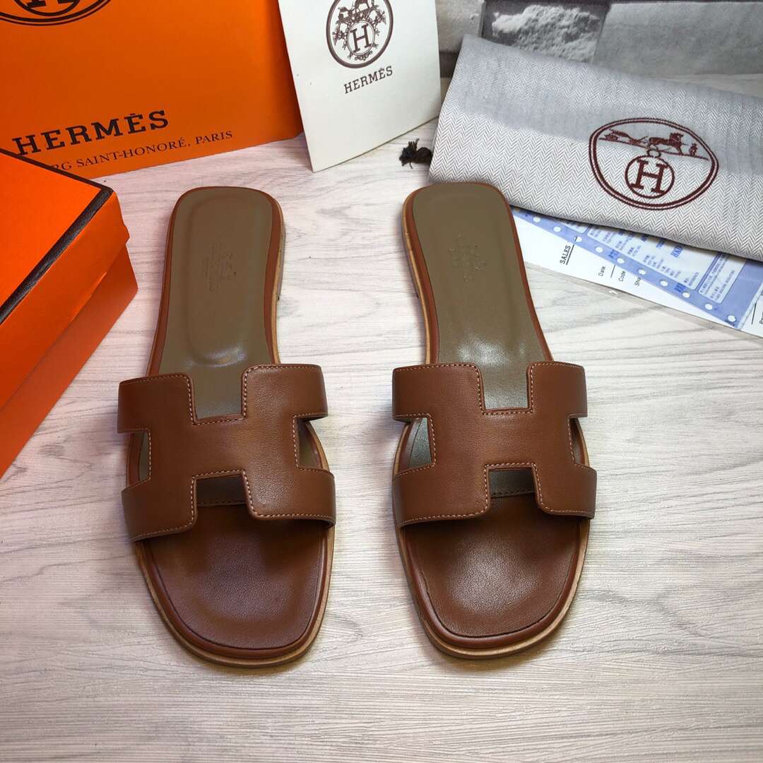 H**me5 Oran Sandal Dark Brown For Women