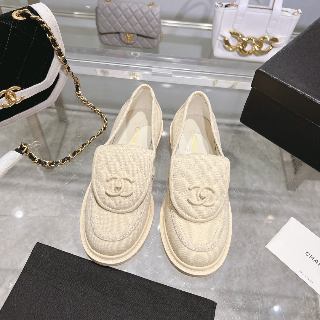 Ch**el Moccasins White For Women