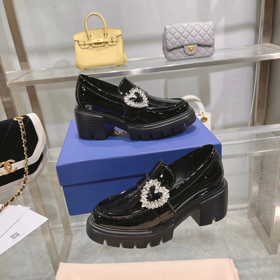 Ch**el Moccasins Black For Women