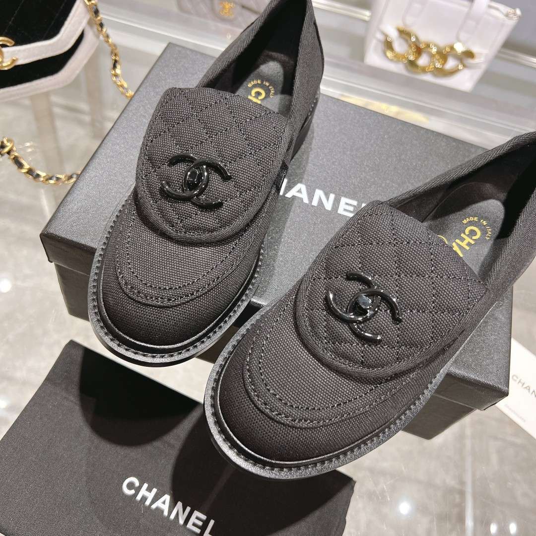 Ch**el Moccasins Black For Women