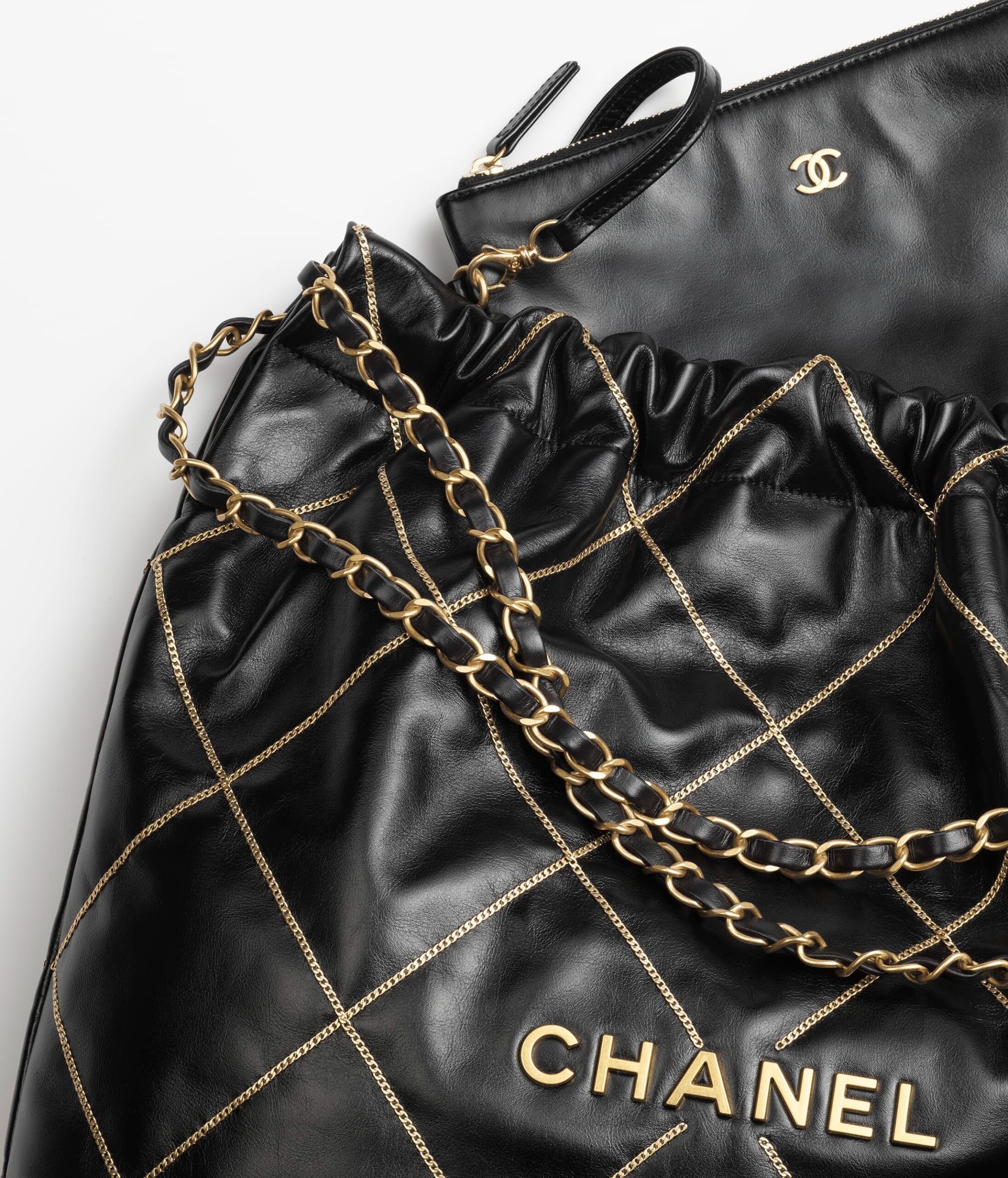 [True-to-ORIGINAL] Ch**el 22 Black Bag For Women AS3261 B13797 94305- 16.4 Inches / 42 Cm