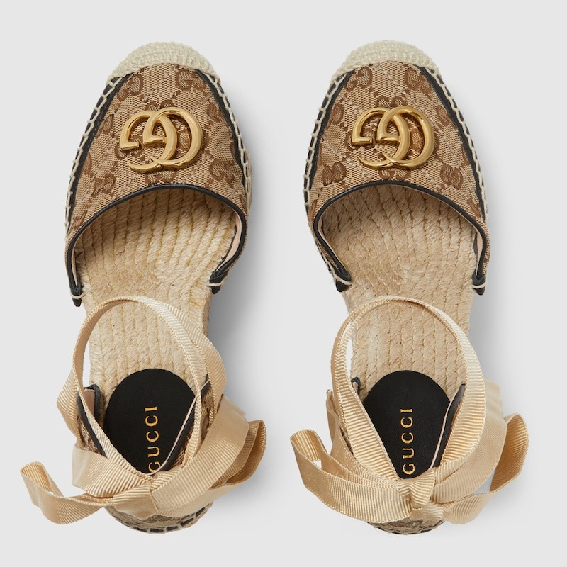 Gvc*1 Women GG Matelasse Platform Espadrille – ‎‎621240 HVK60 9764