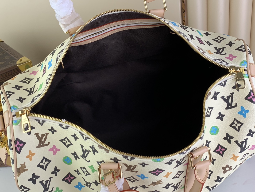 L0vis Vvtt0n Keepall Bandouliere 50 White 50cm / 19.7in