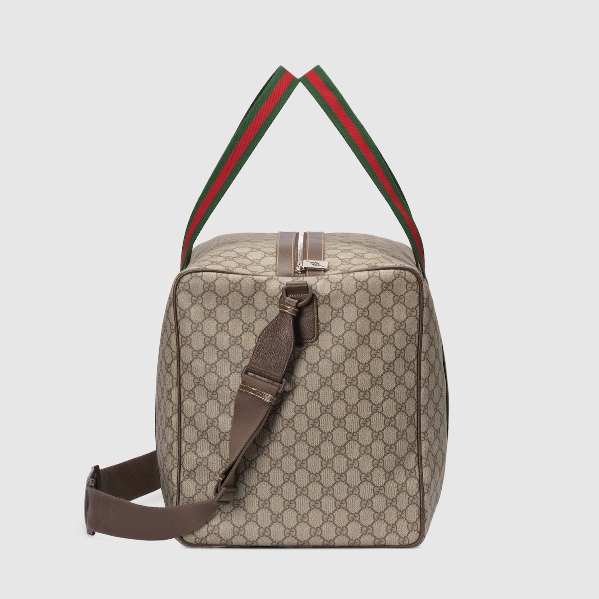 Gvc*1 Large Duffle Bag With Web Beige 20.5 In/ 52 Cm 760152 FACK7 9768