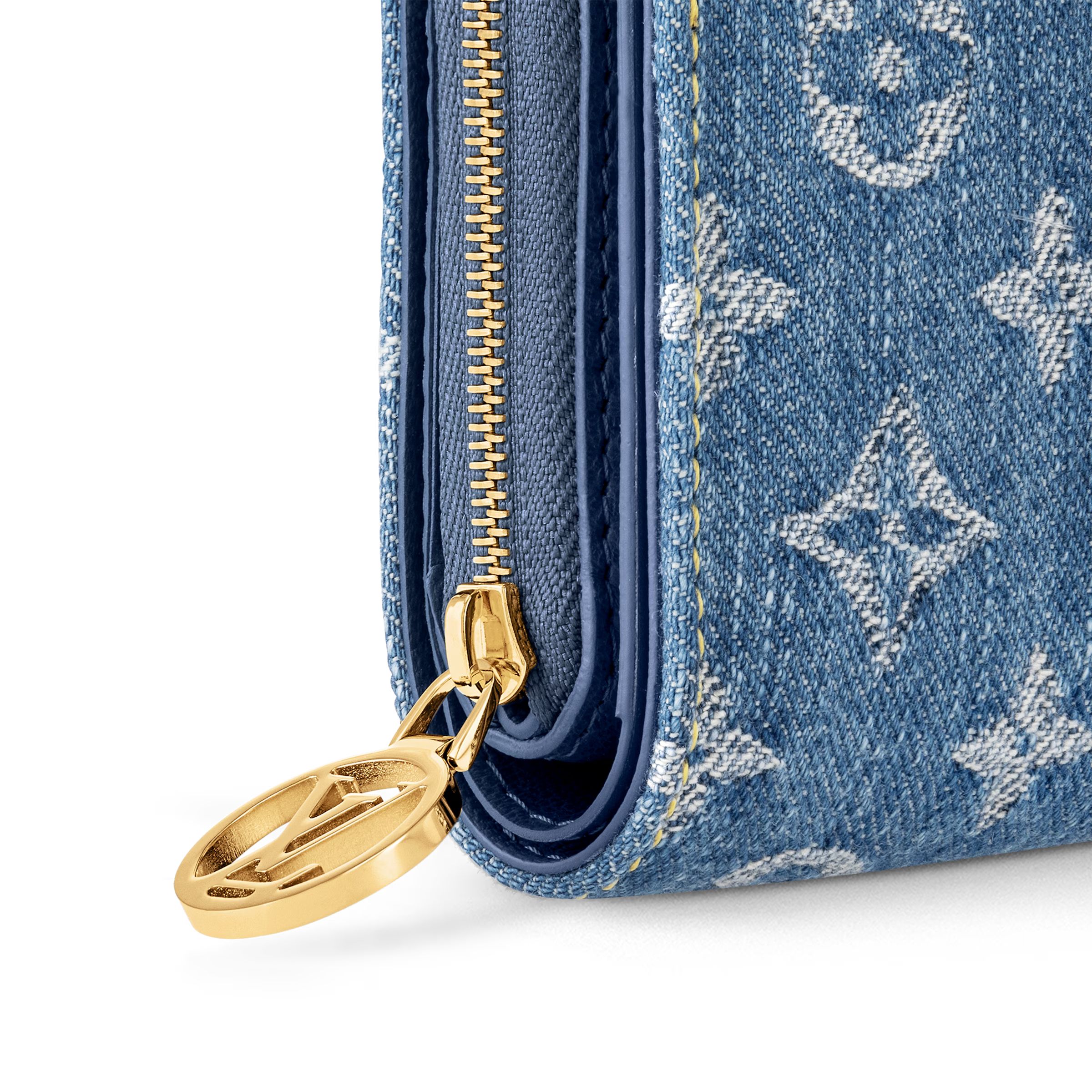 L0vis Vvtt0n Lou Wallet Blue For Women 4.5 Inches/ 11.5 Cm M83160