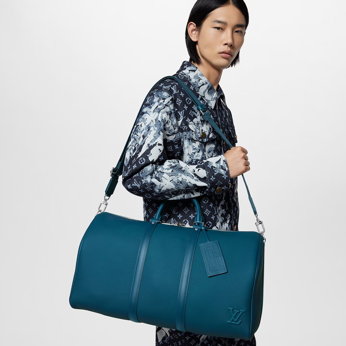 L0vis Vvtt0n Keepall Bandoulière 50 Bag Dark Blue 19,7in/50cm M23727