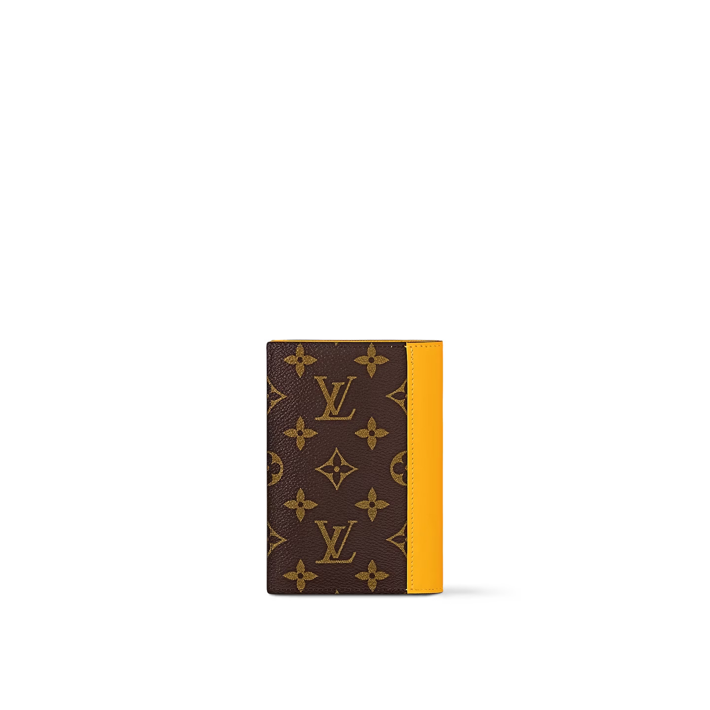 L0vis Vvtt0n Passport Cover Wallet Yellow For Men 5.5in/14cm M82864