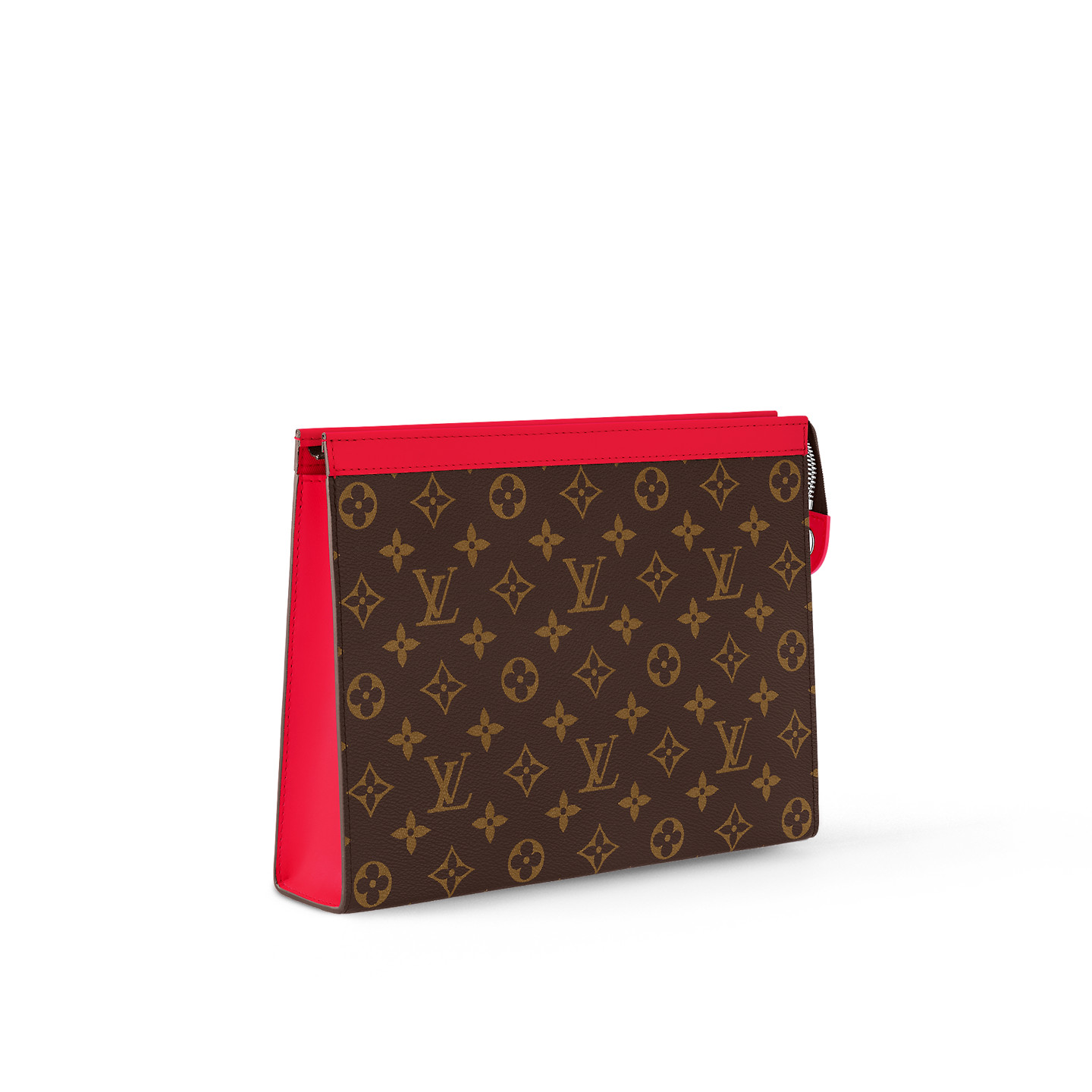 L0vis Vvtt0n Pochette Voyage MM Pouch Bag Red For Men 10,6in/27cm M82857